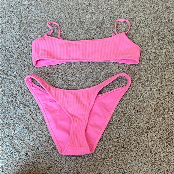 Triangl Swimwear Pink Bikini Set - Picture 1 of 5